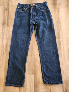 Rocawear Denim Company Jeans Mens 34x34 Dark Wash Straight Leg Blue Hip Hop Work
